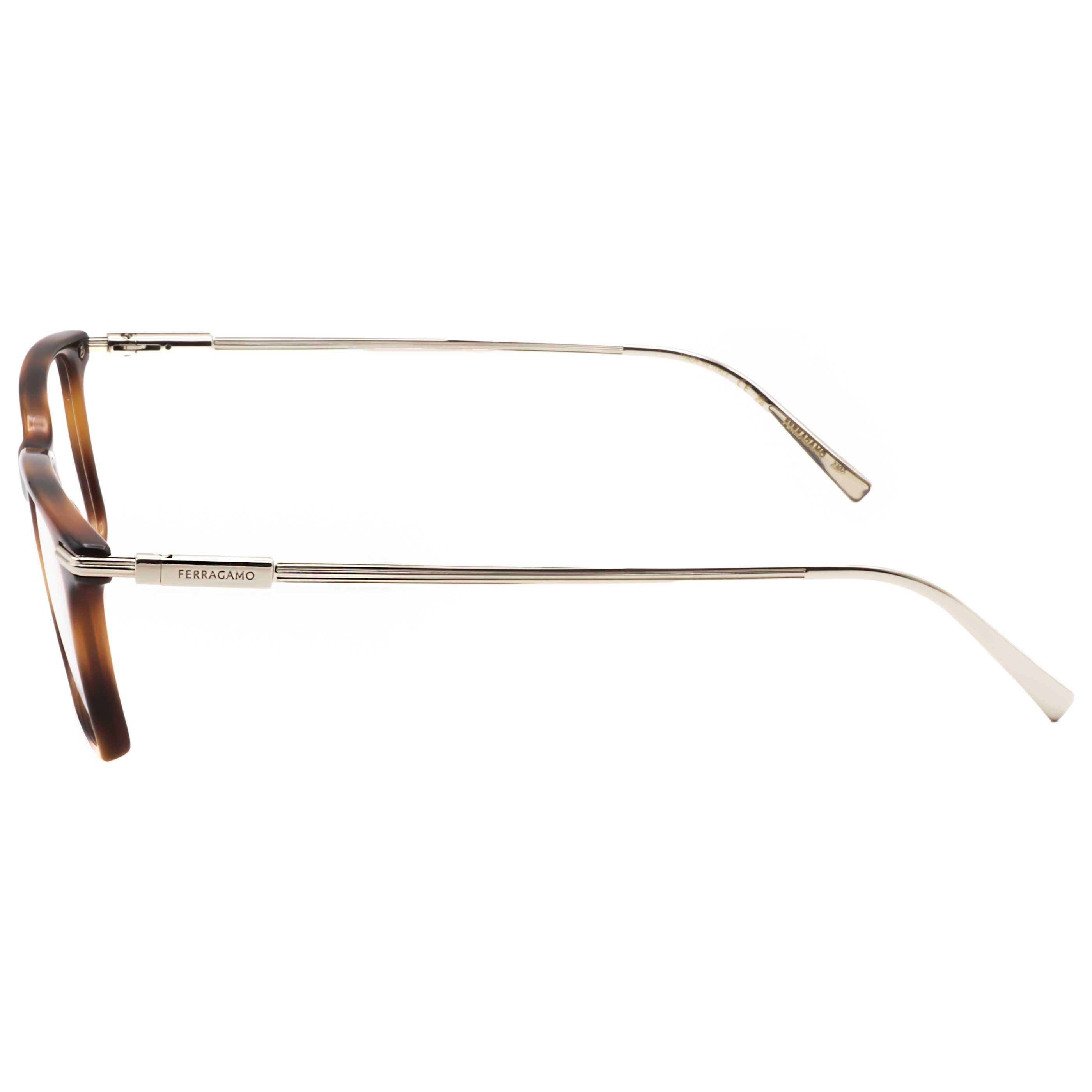 משקפי ראייה Ferragamo דגם Sf2977 לגברים 53 מ״מ בצבע שריון צב