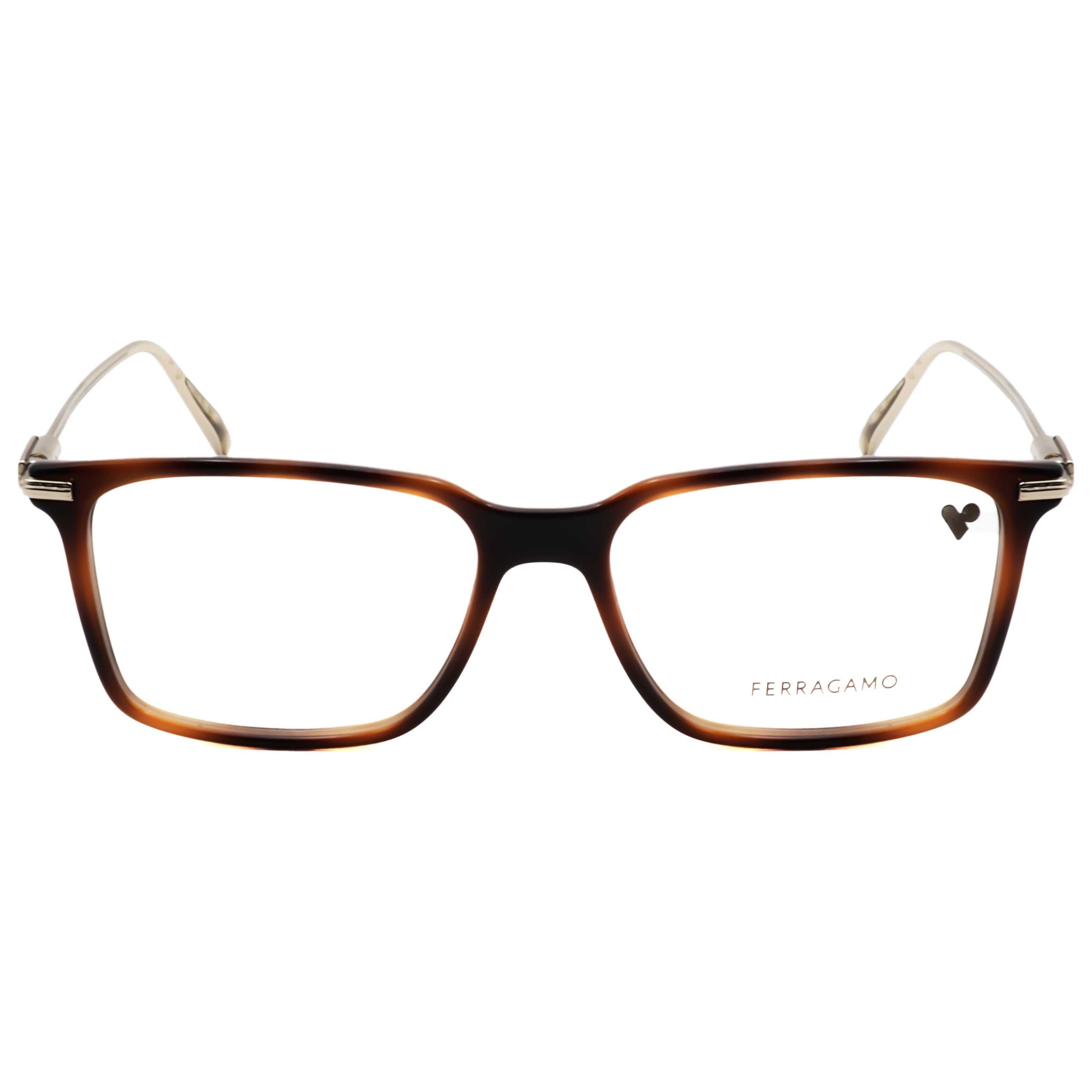 משקפי ראייה Ferragamo דגם Sf2977 לגברים 53 מ״מ בצבע שריון צב