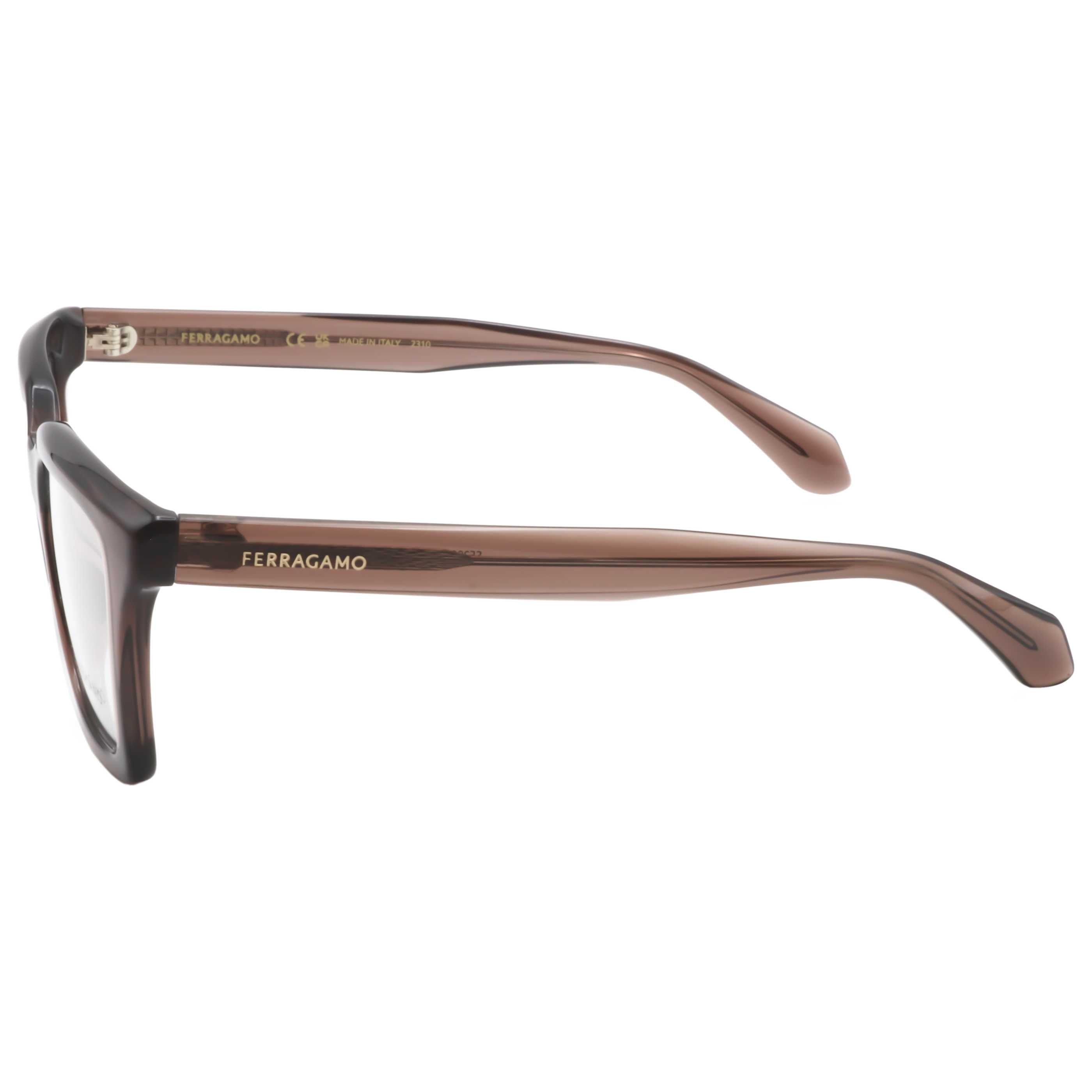 משקפי ראייה Ferragamo דגם Sf2985 לנשים 52 מ״מ בצבע שקוף חום כהה