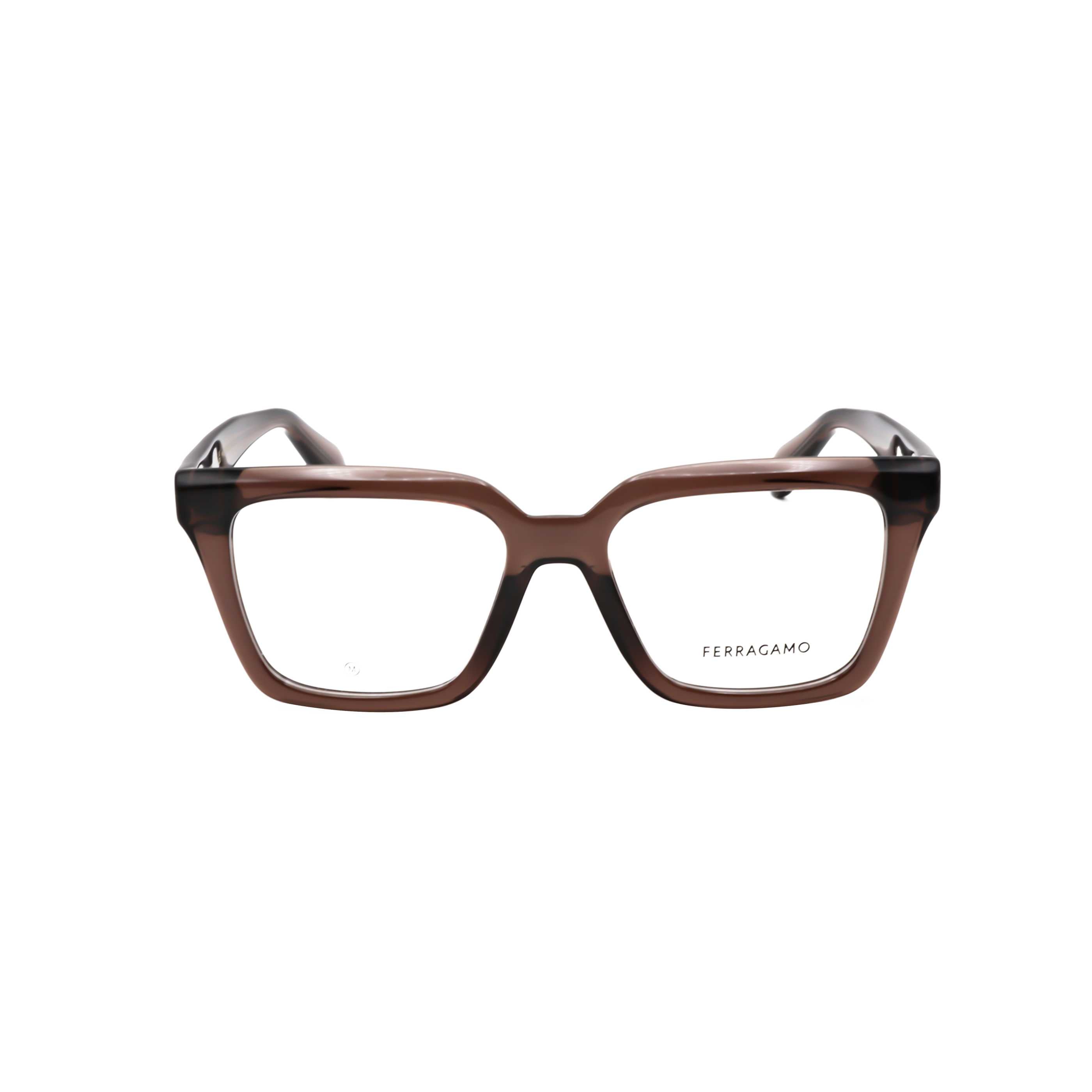 משקפי ראייה Ferragamo דגם Sf2985 לנשים 52 מ״מ בצבע שקוף חום כהה