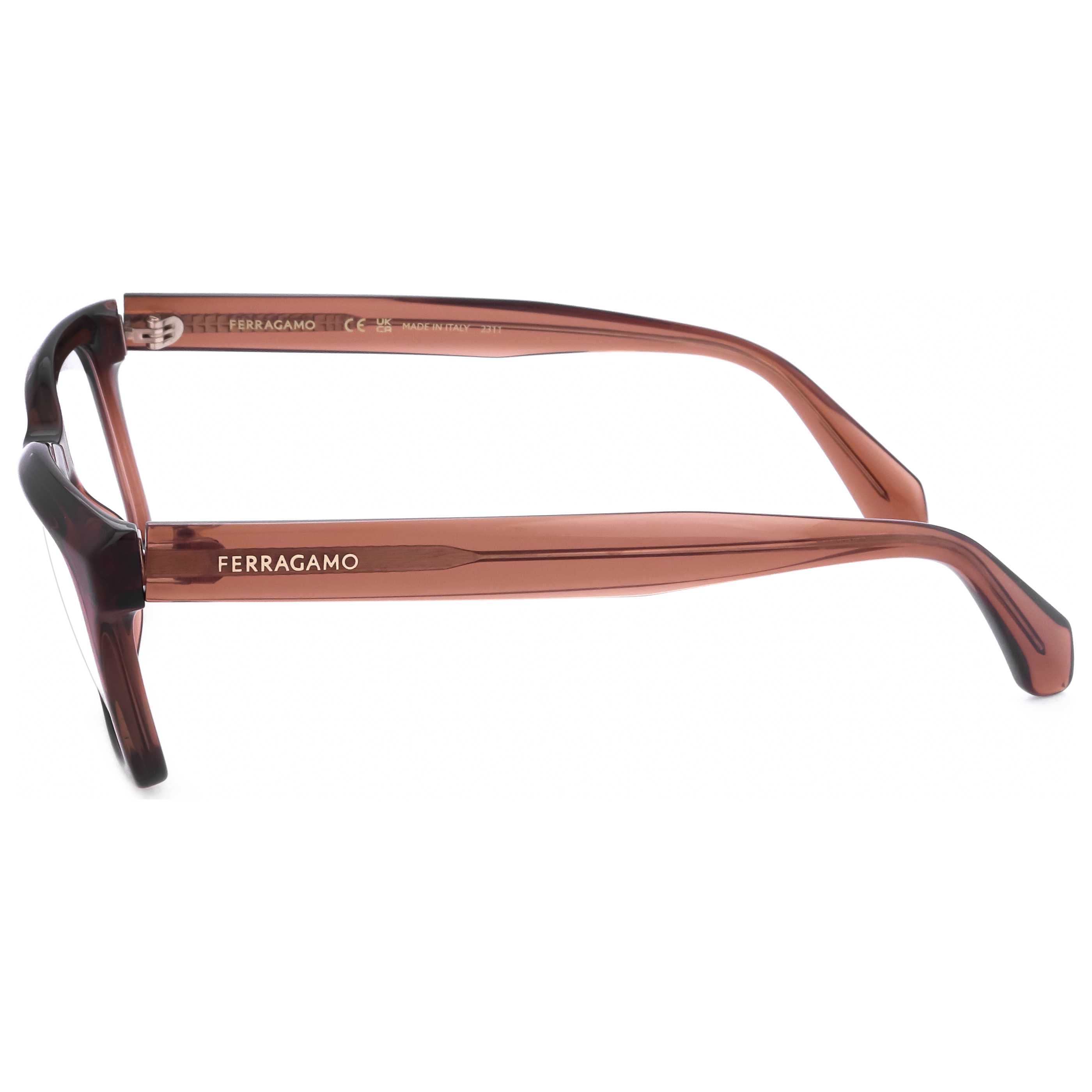 משקפי ראייה Ferragamo דגם Sf2986 לנשים 53 מ״מ בצבע שקוף חום