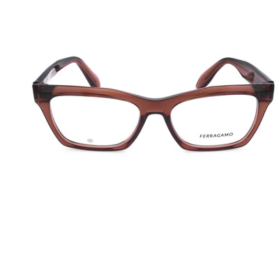 משקפי ראייה Ferragamo דגם Sf2986 לנשים 53 מ״מ בצבע שקוף חום