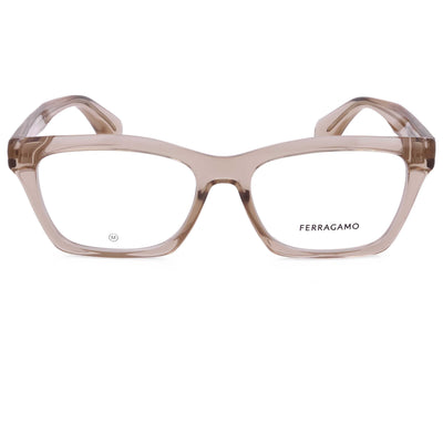 Ferragamo Women's 53 mm Transparent Beige Eyeglasses SF2986-259-53