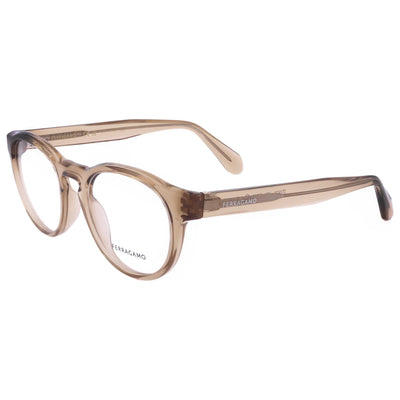 Ferragamo Unisex 50 mm Transparent Sand Eyeglasses SF2987E-278-50