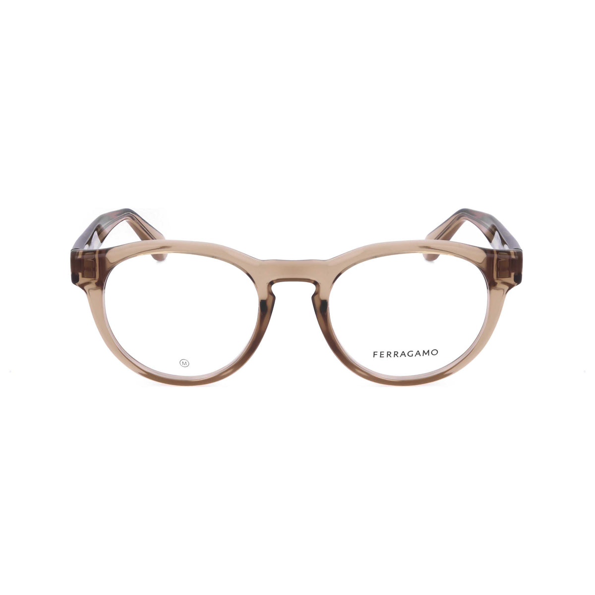 Ferragamo Unisex 50 mm Transparent Sand Eyeglasses SF2987E-278-50
