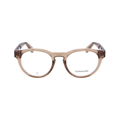 Ferragamo Unisex 50 mm Transparent Sand Eyeglasses SF2987E-278-50