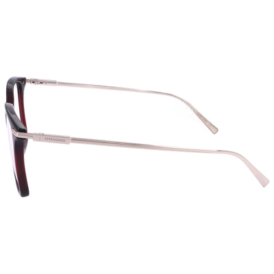משקפי ראייה Ferragamo דגם Sf2992 לנשים 53 מ״מ בצבע שקוף בורדו