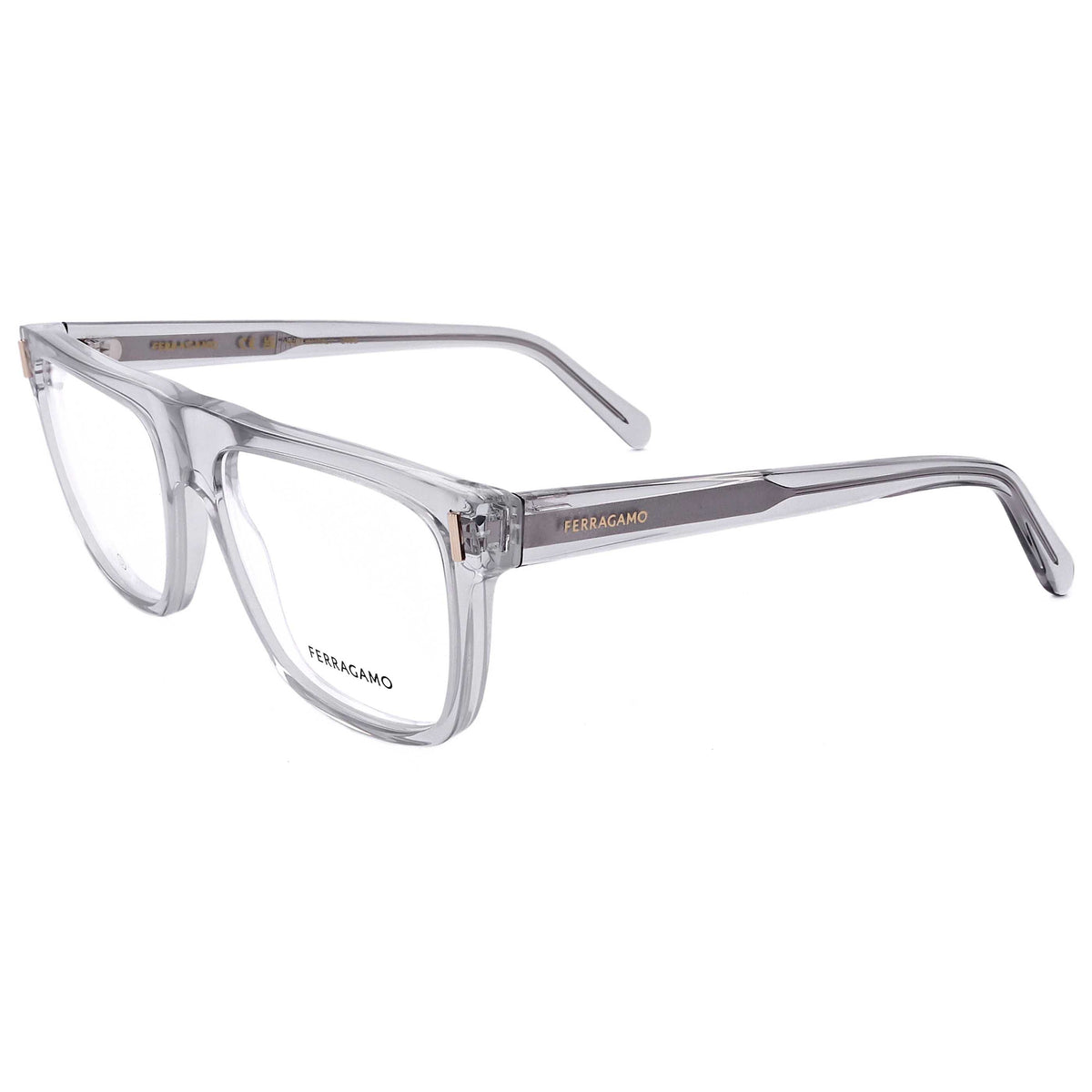 משקפי ראייה Ferragamo דגם Sf2997 לגברים 55 מ״מ בצבע Striped חום