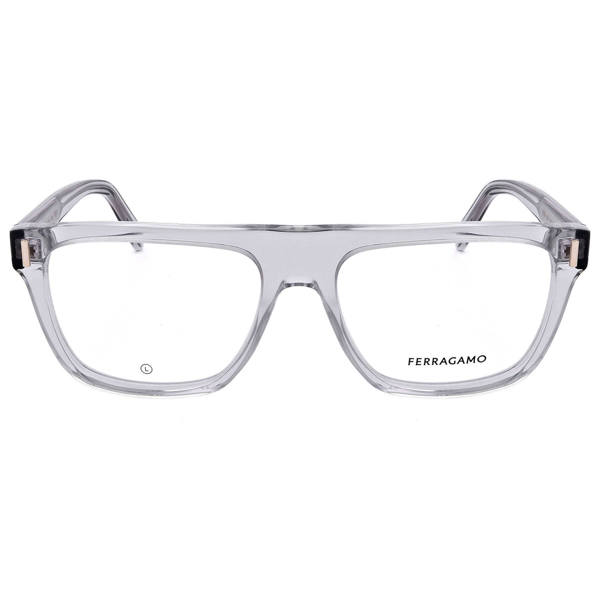 משקפי ראייה Ferragamo דגם Sf2997 לגברים 55 מ״מ בצבע Striped חום