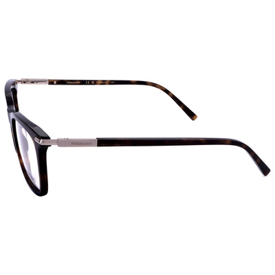 משקפי ראייה Ferragamo לגברים 53 מ״מ בצבע דוגמת שריון צב כהה