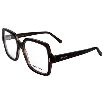 משקפי ראייה Ferragamo לנשים 56 מ״מ בצבע חום מלנז׳