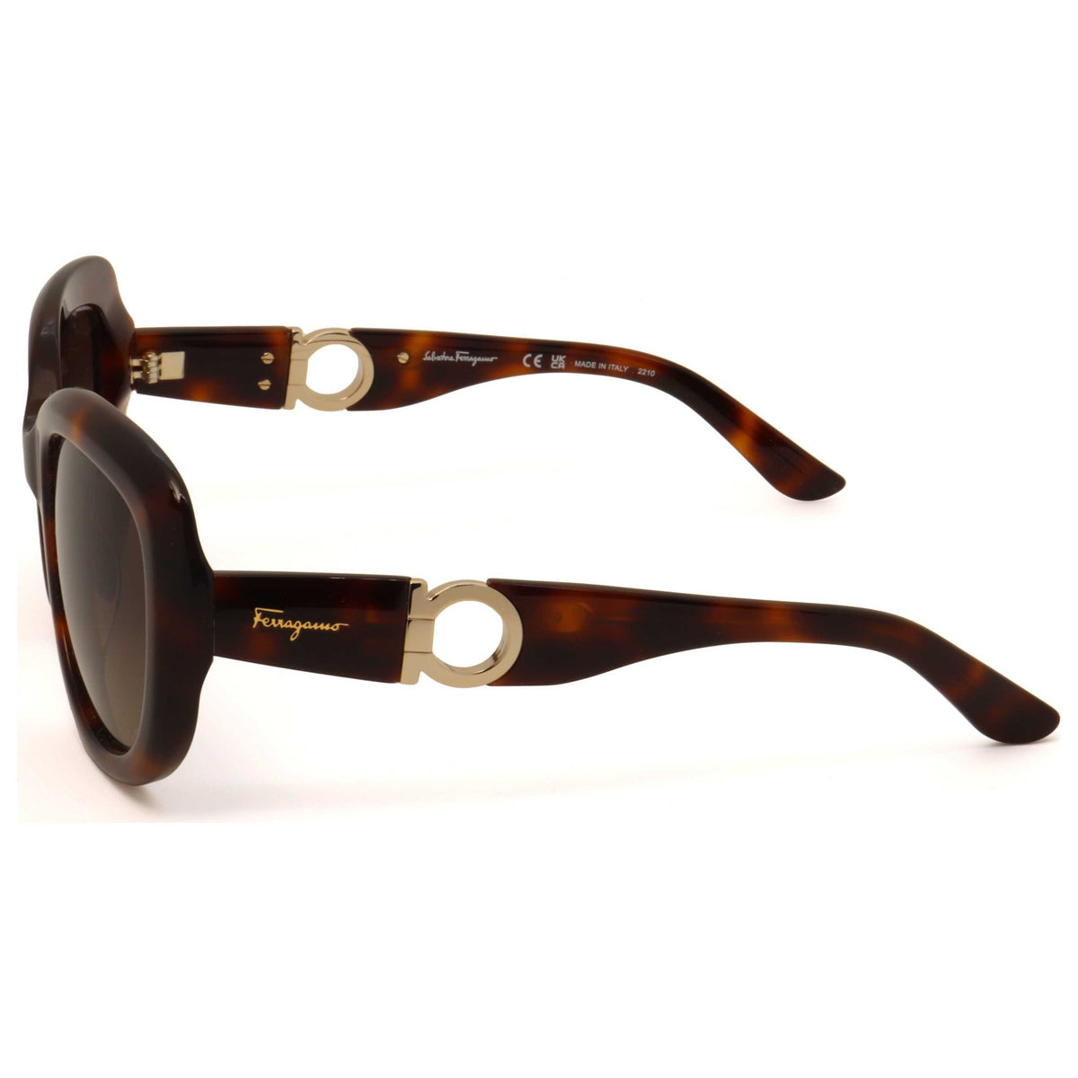 משקפי שמש Ferragamo דגם Fashion לנשים 53 מ״מ בצבע שריון צב