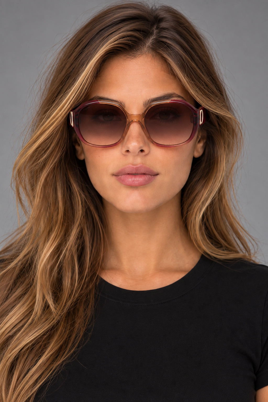 Ferragamo Women's 60mm Wine Caramel Sunglasses SF943S-6018212