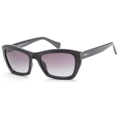 משקפי שמש Ferragamo דגם Sf958S לנשים 55 מ״מ בצבע שחור