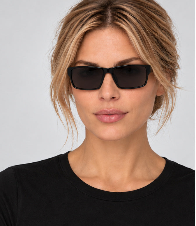 משקפי שמש Ferragamo דגם Fashion לנשים 58 מ״מ בצבע שחור