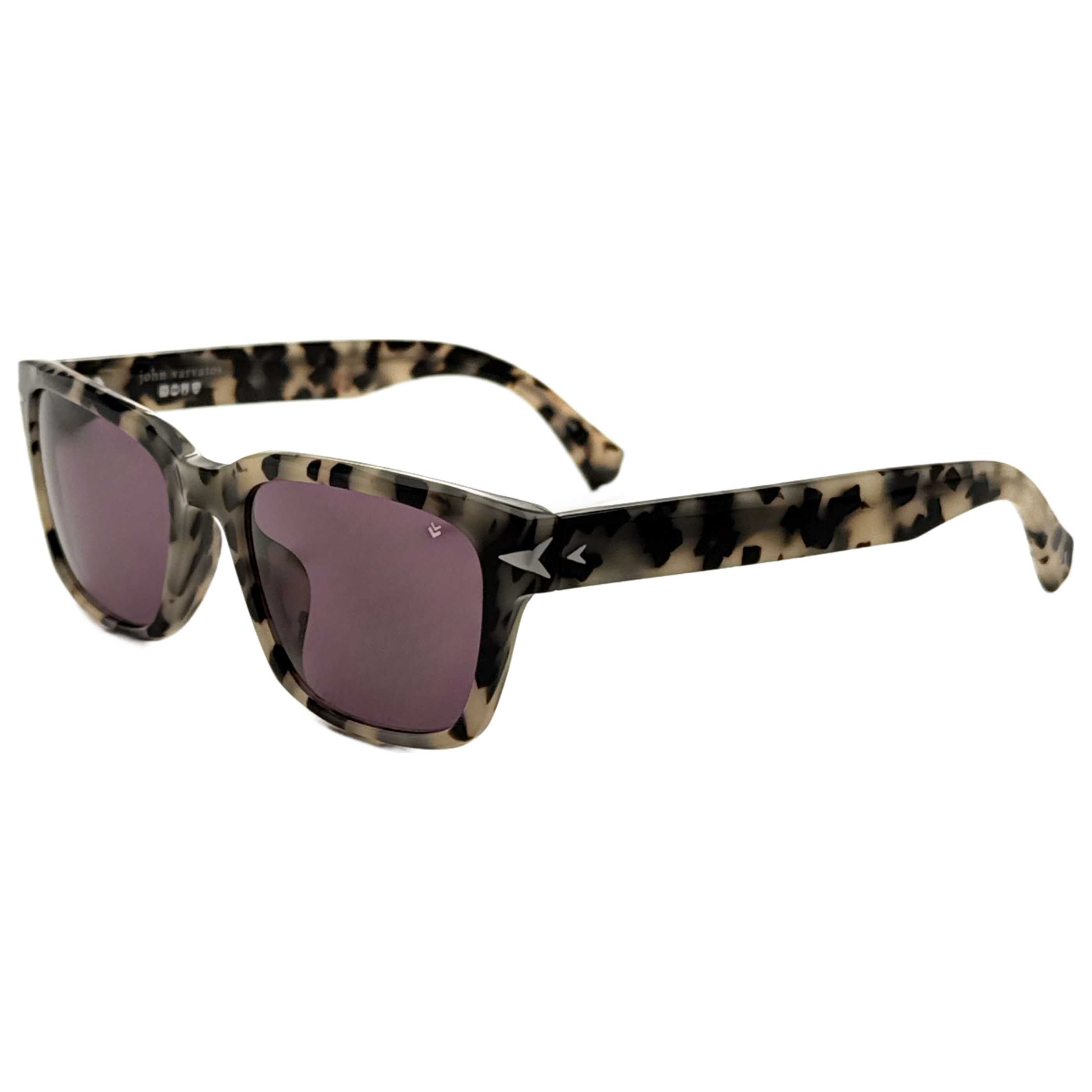 משקפי שמש John Varvatos דגם Sjv561 לגברים 54 מ״מ בצבע Cream הוואנה
