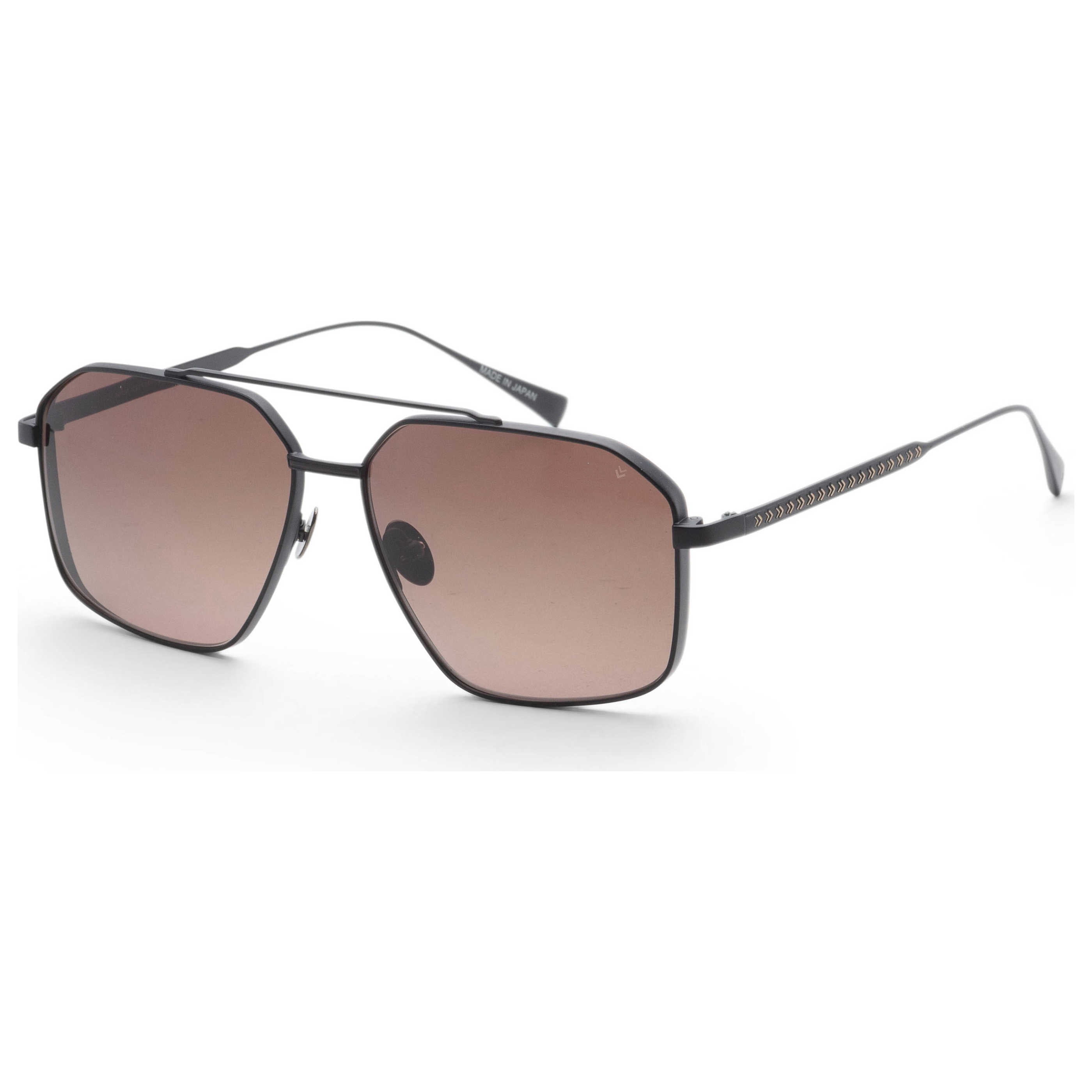 משקפי שמש John Varvatos דגם Sjv563580Bla לגברים 58 מ״מ בצבע שחור מט