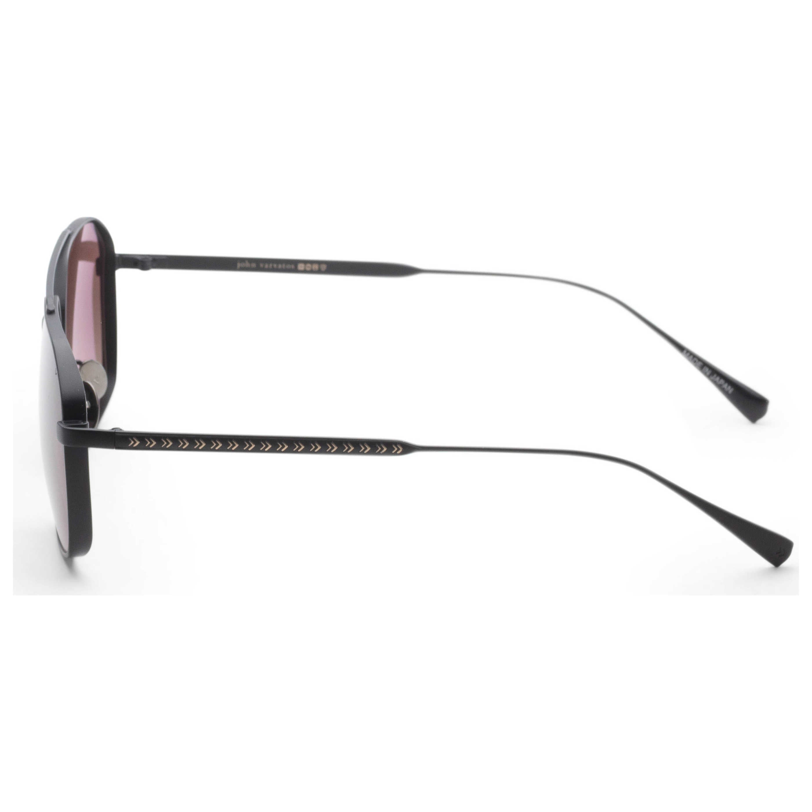 משקפי שמש John Varvatos דגם Sjv563580Bla לגברים 58 מ״מ בצבע שחור מט
