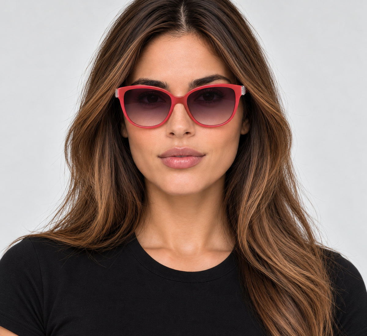 משקפי שמש Swarovski דגם Sk0120F לנשים 58 מ״מ בצבע אדום