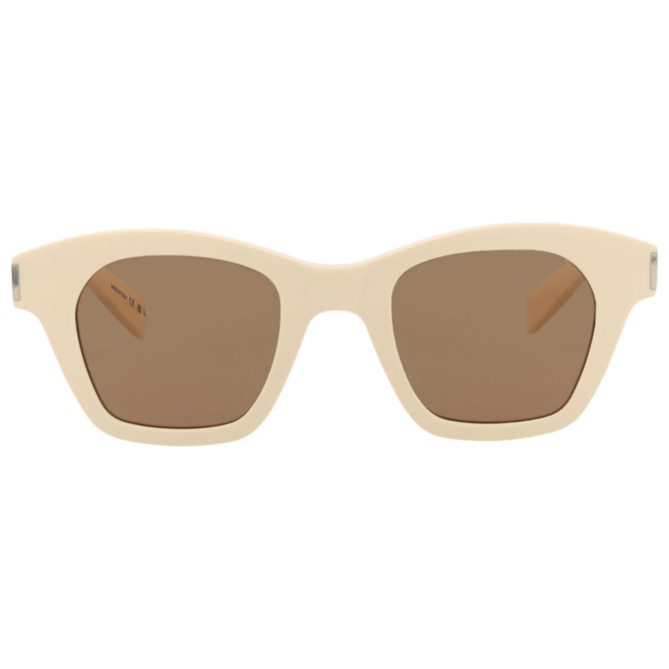 משקפי שמש Saint Laurent דגם Sl592 יוניסקס 47 מ״מ בצבע Ivory