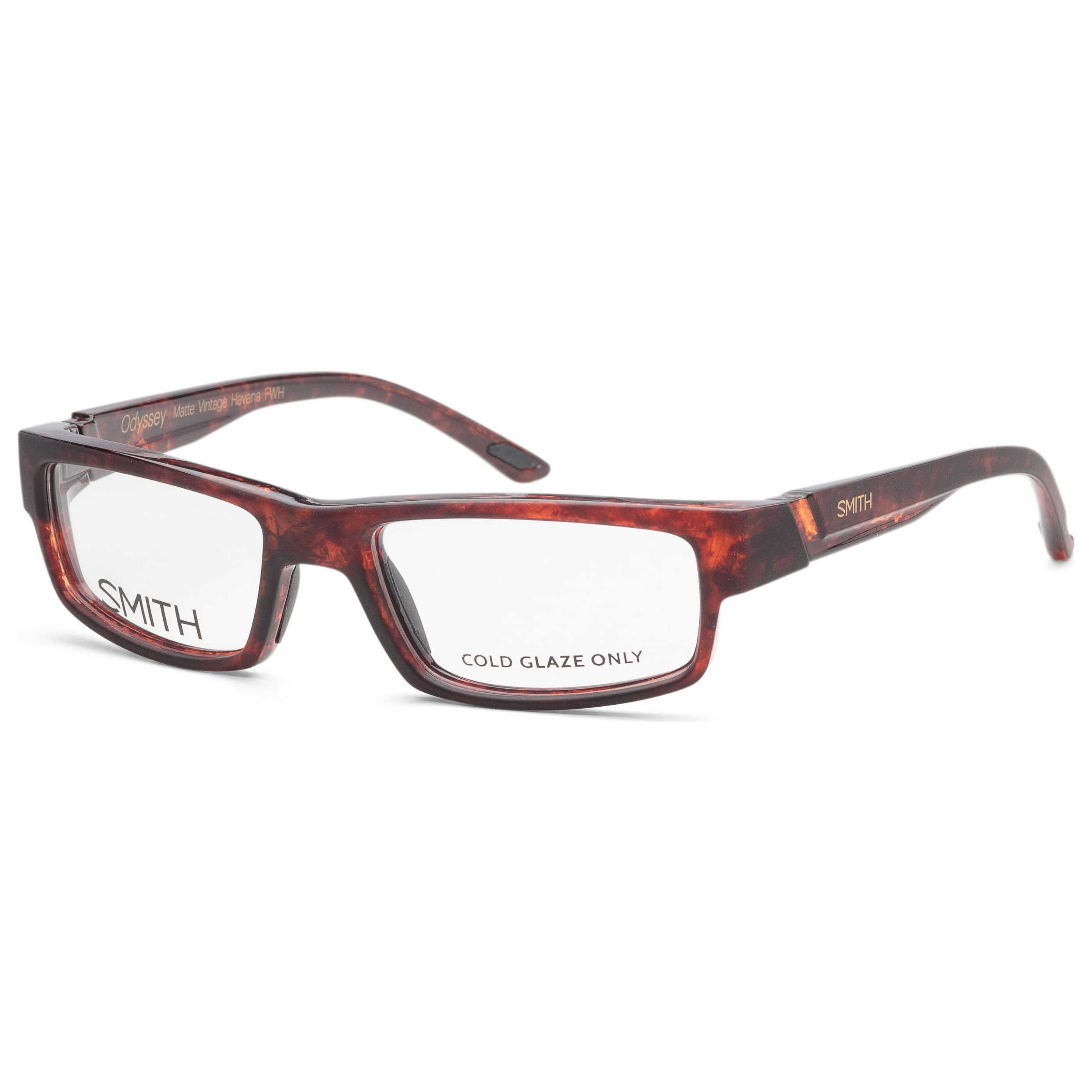 משקפי ראייה Smith Optics דגם Odyssey לגברים 53 מ״מ בצבע מט Vintage הוואנה