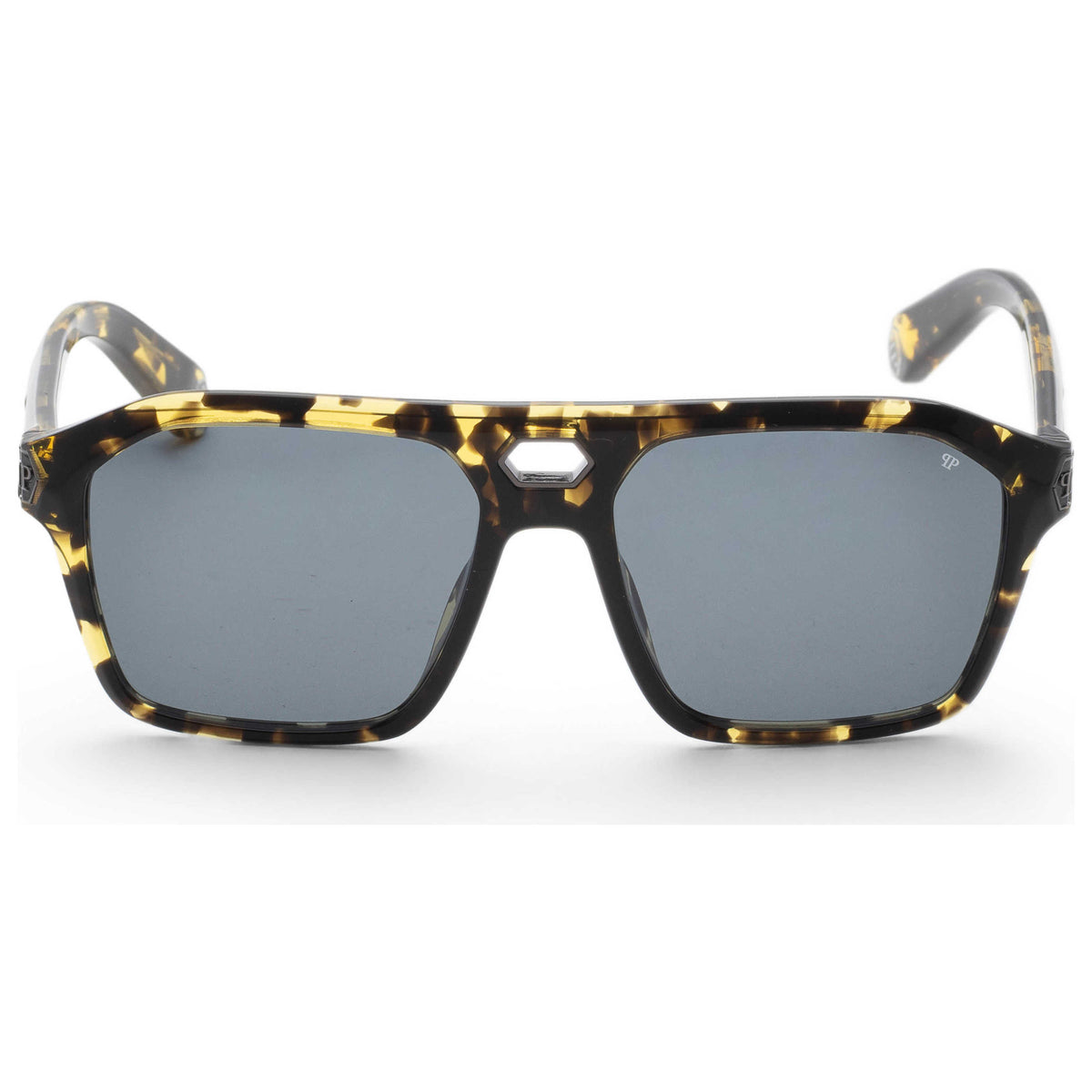 משקפי שמש Philipp Plein דגם Spp072M570709 לגברים 57 מ״מ בצבע צהוב הוואנה
