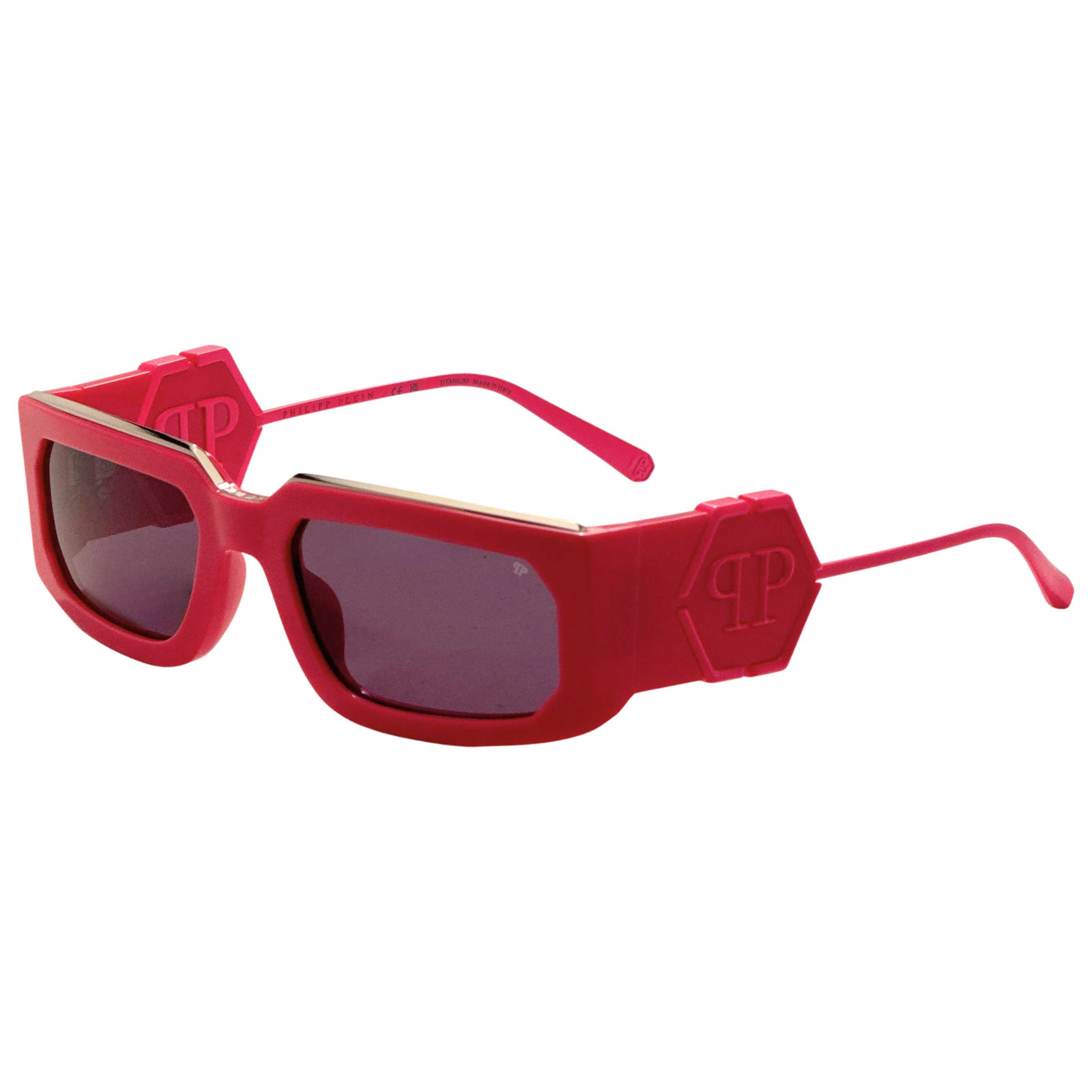 משקפי שמש Philipp Plein דגם Spp119M5807Be יוניסקס 58 מ״מ בצבע Fuschia