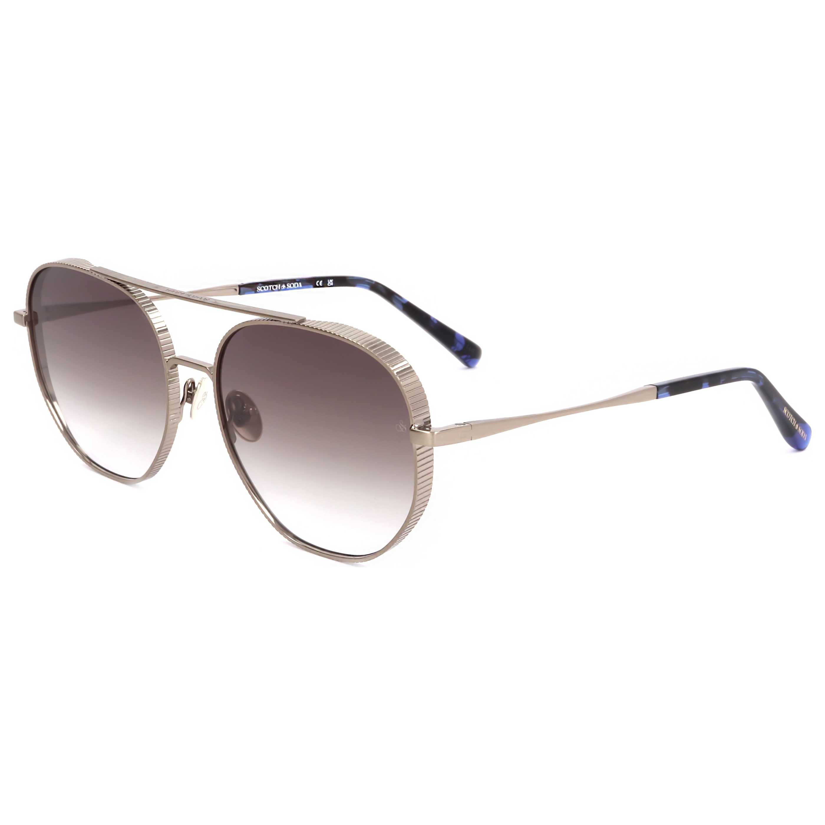 משקפי שמש Scotch & Soda דגם Ss6011 לגברים 56 מ״מ בצבע זהב