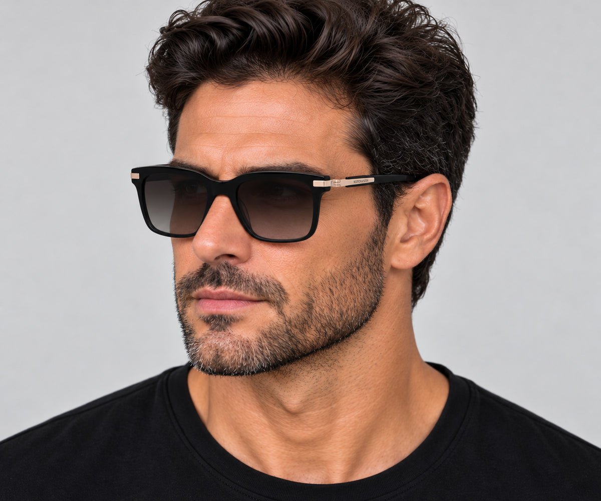 משקפי שמש Scotch & Soda לגברים 56 מ״מ בצבע שחור