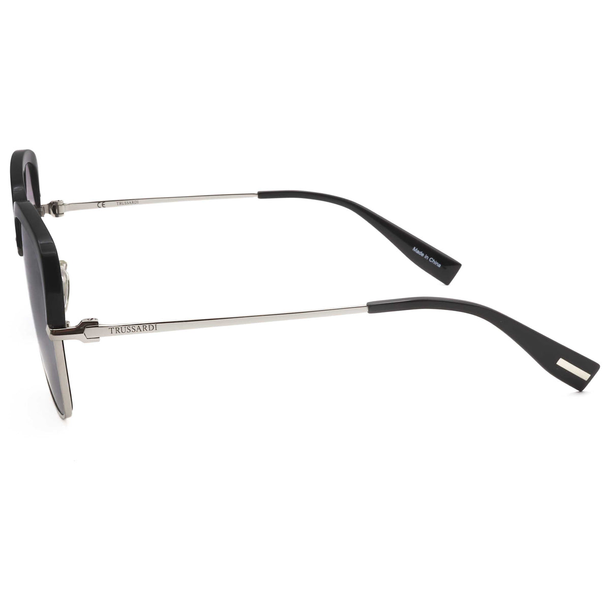 משקפי שמש Trussardi דגם Str220F לנשים 62 מ״מ בצבע שחור