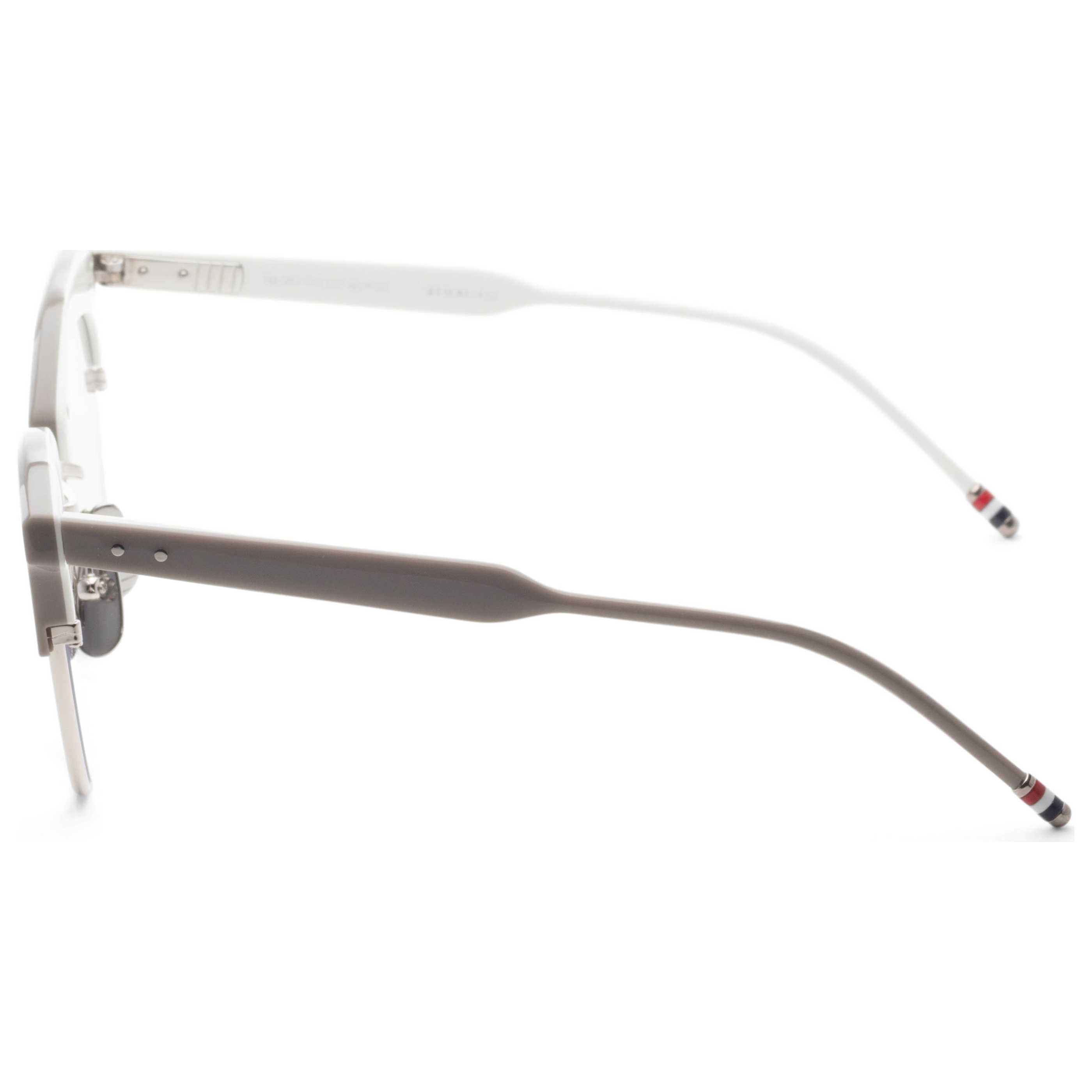 משקפי ראייה Thom Browne דגם Novelty לנשים 51 מ״מ בצבע אפור לבן Back כסוף