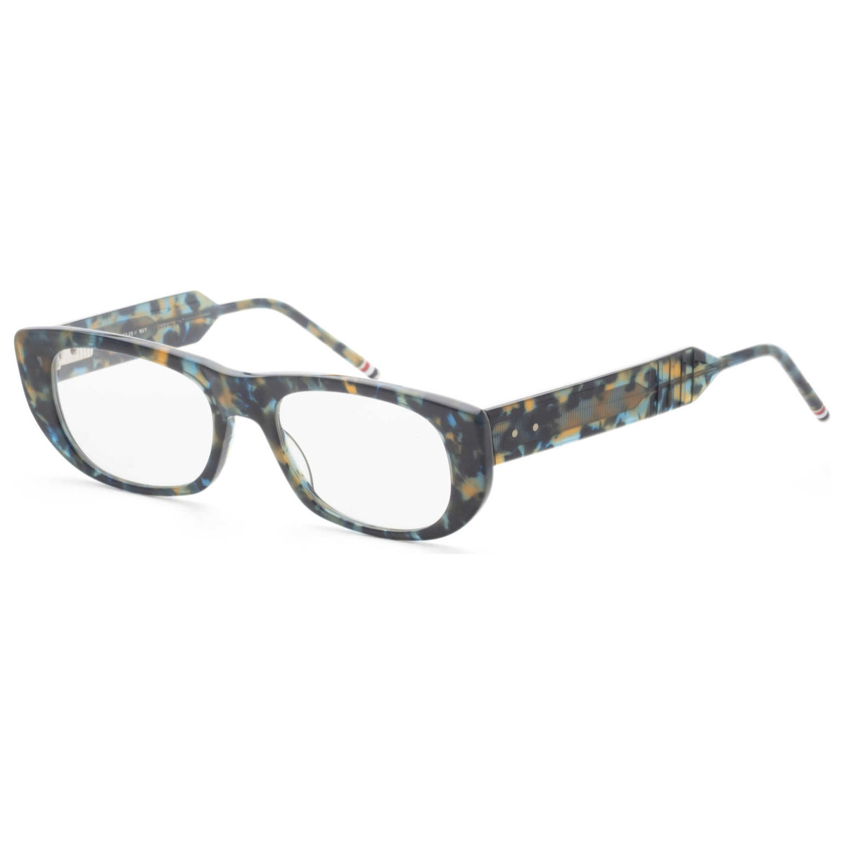 Thom Browne Unisex Novelty 53mm Navy Tortoise Eyeglasses TBX417-5303