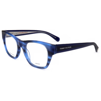 משקפי ראייה Tommy Hilfiger דגם Th לנשים 49 מ״מ בצבע כחול Horn