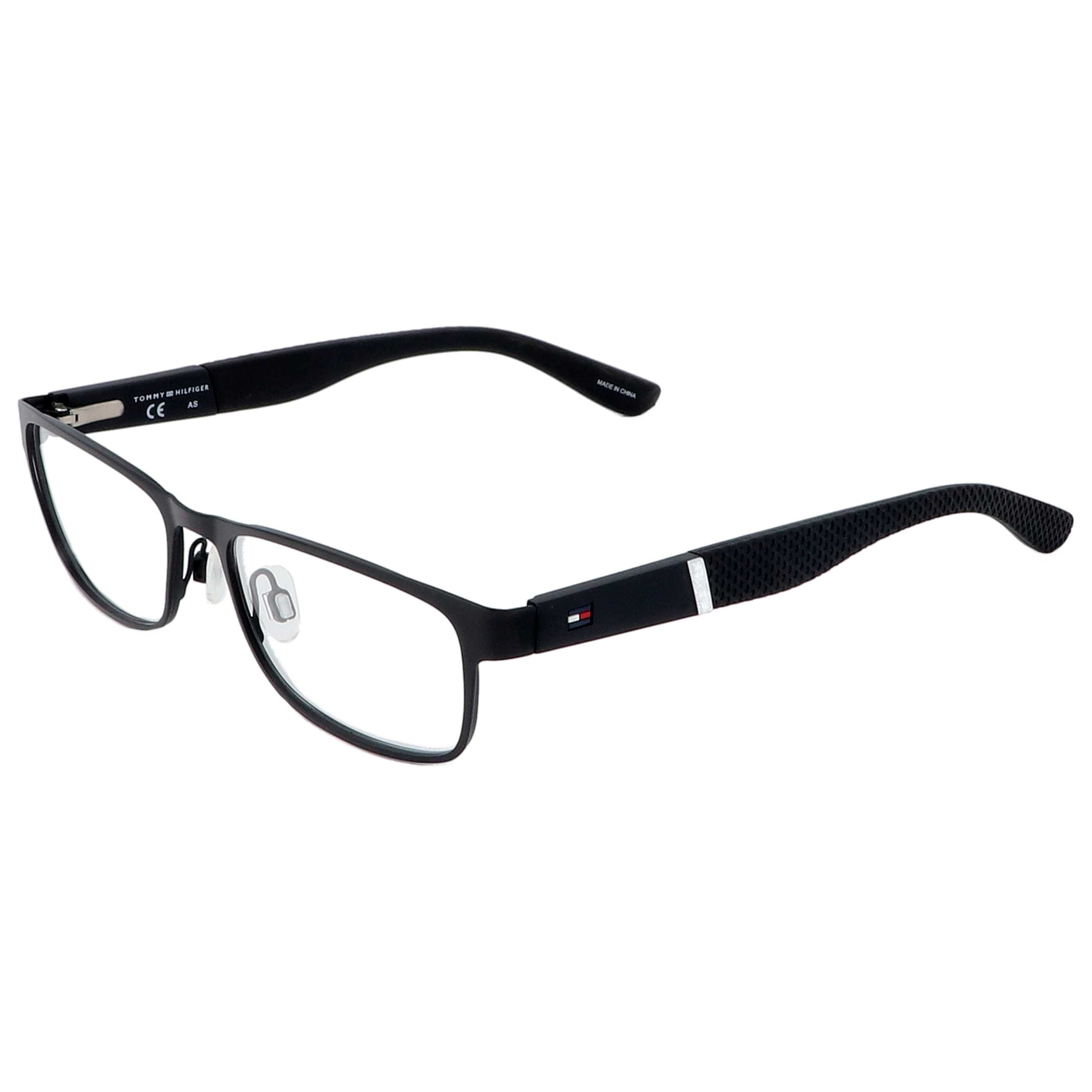 משקפי ראייה Tommy Hilfiger דגם Th1340 לגברים 48 מ״מ בצבע שחור מט