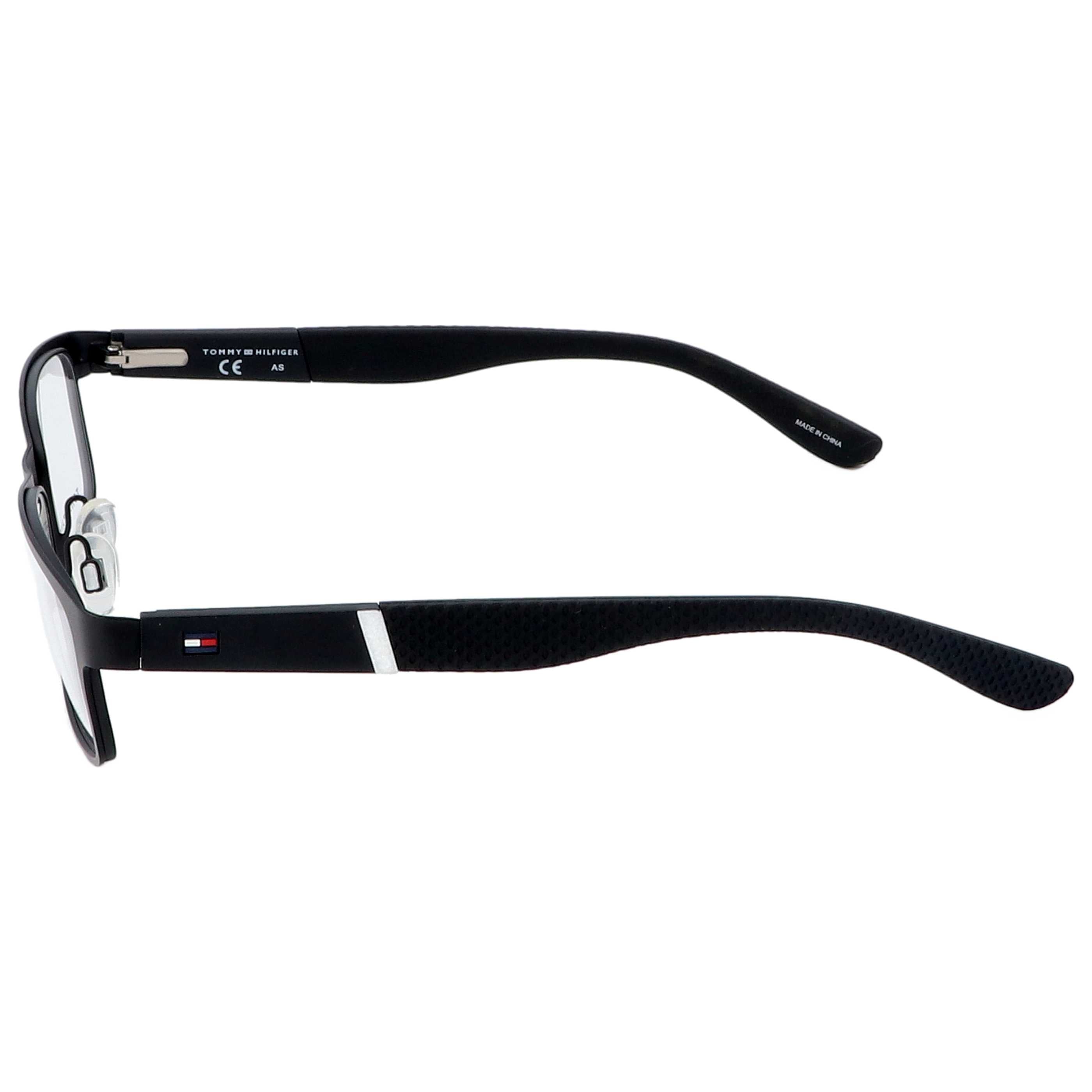משקפי ראייה Tommy Hilfiger דגם Th1340 לגברים 48 מ״מ בצבע שחור מט