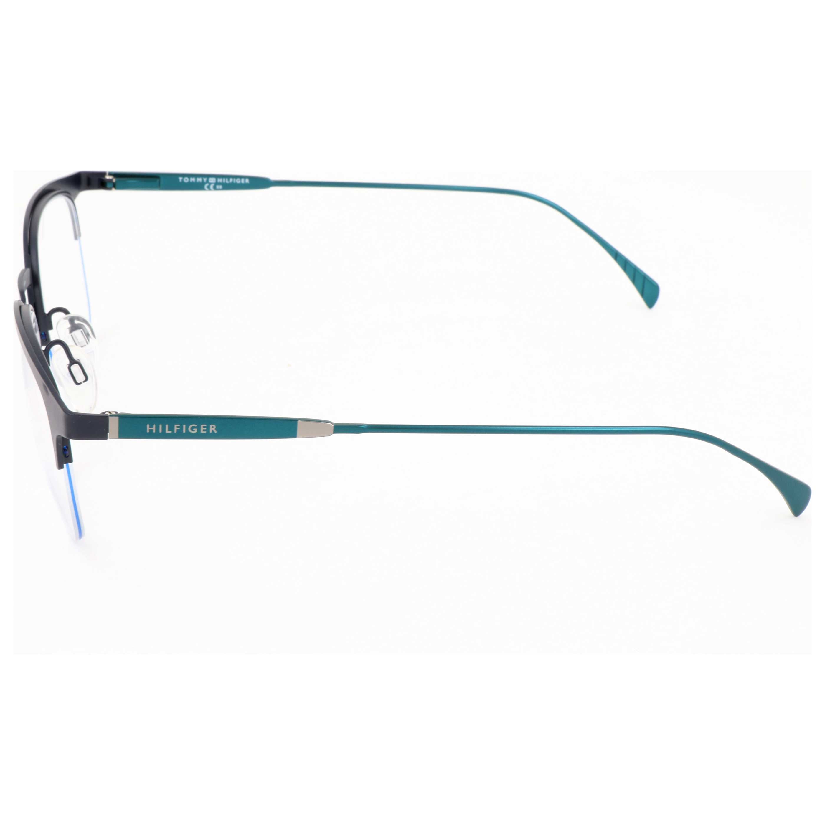 משקפי ראייה Tommy Hilfiger דגם Th1385 לגברים 50 מ״מ בצבע Matt כחול Petrol