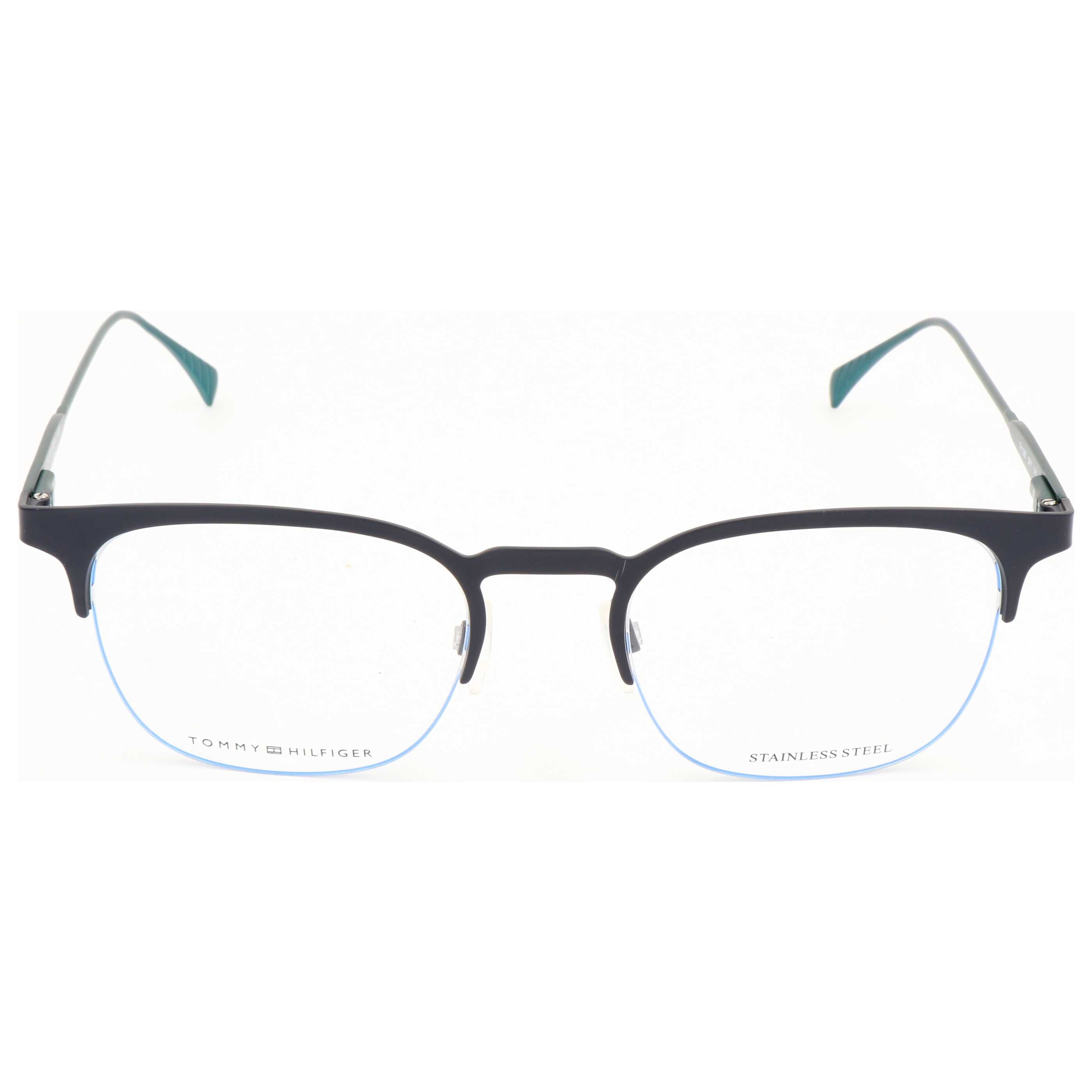 משקפי ראייה Tommy Hilfiger דגם Th1385 לגברים 50 מ״מ בצבע Matt כחול Petrol