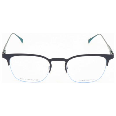 Tommy Hilfiger Men's 50 mm Matt Blue Petrol Eyeglasses TH1385-QFY-50