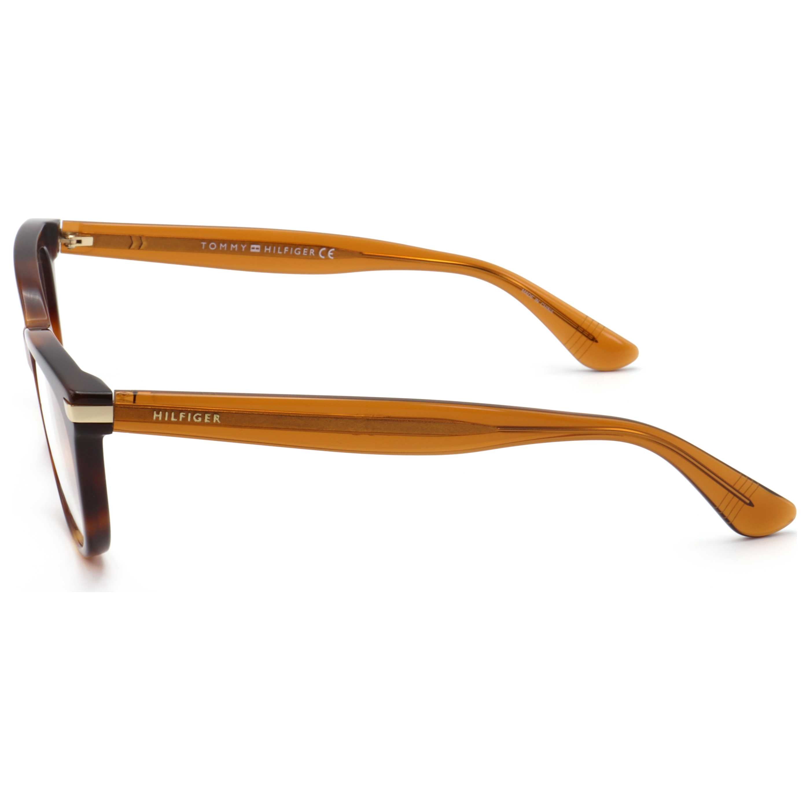 משקפי ראייה Tommy Hilfiger דגם Th1519 לנשים 50 מ״מ בצבע הוואנה בהירה