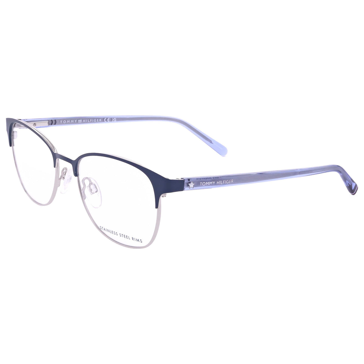 משקפי ראייה Tommy Hilfiger לנשים 53 מ״מ בצבע מט כחול