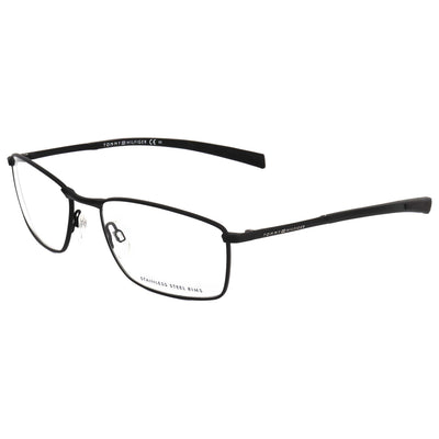 משקפי ראייה Tommy Hilfiger דגם Th1783 לגברים 57 מ״מ בצבע שחור מט