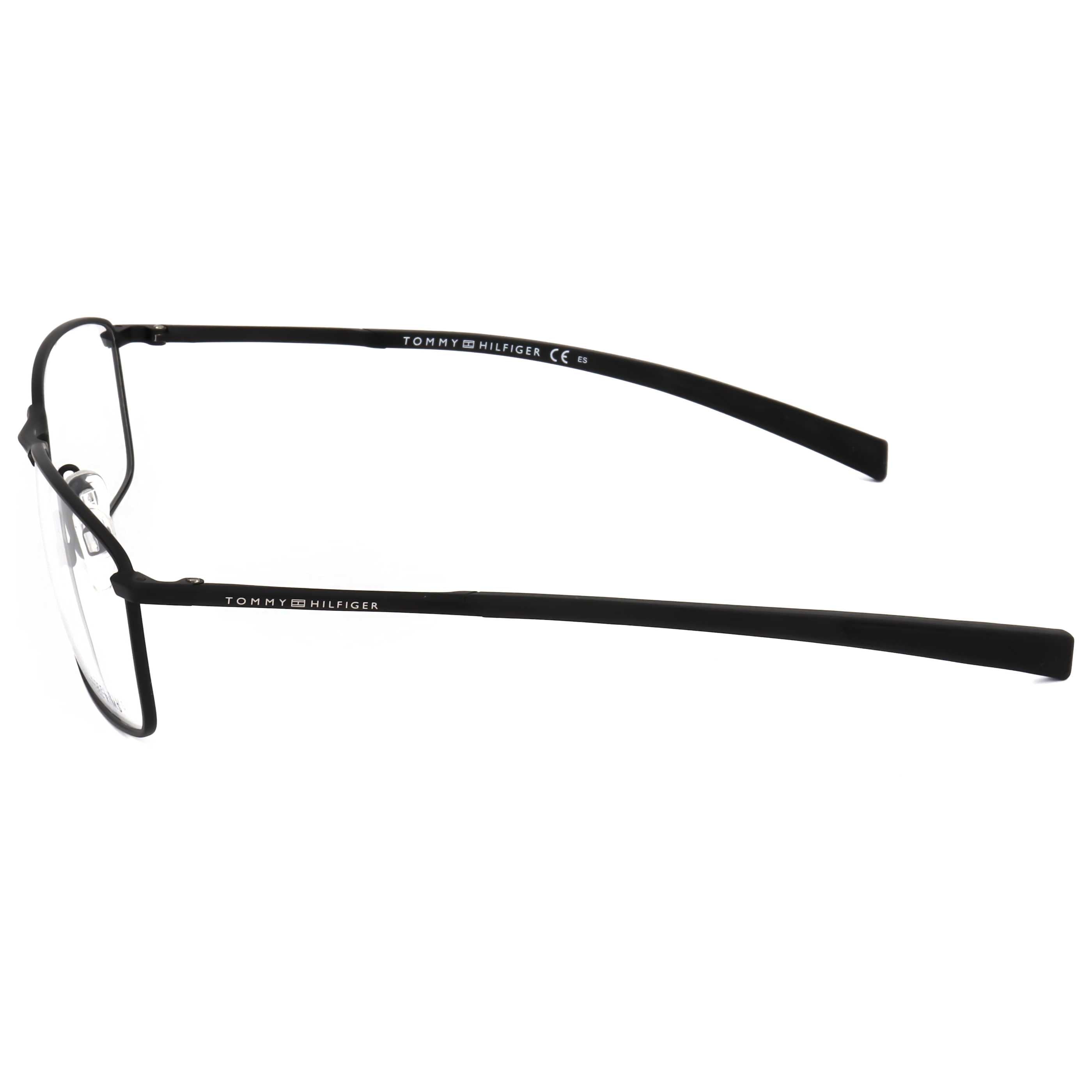 משקפי ראייה Tommy Hilfiger דגם Th1783 לגברים 57 מ״מ בצבע שחור מט
