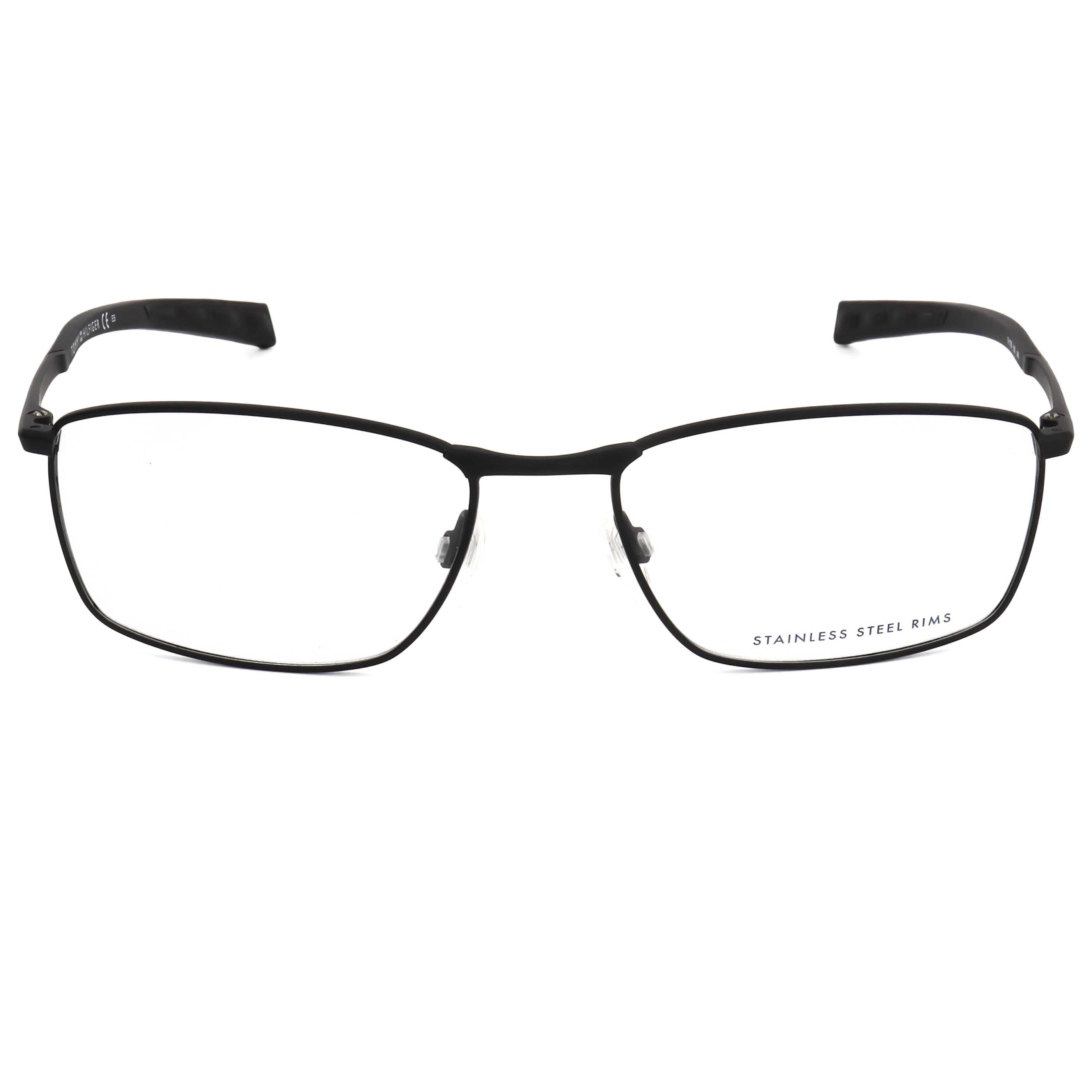 משקפי ראייה Tommy Hilfiger דגם Th1783 לגברים 57 מ״מ בצבע שחור מט