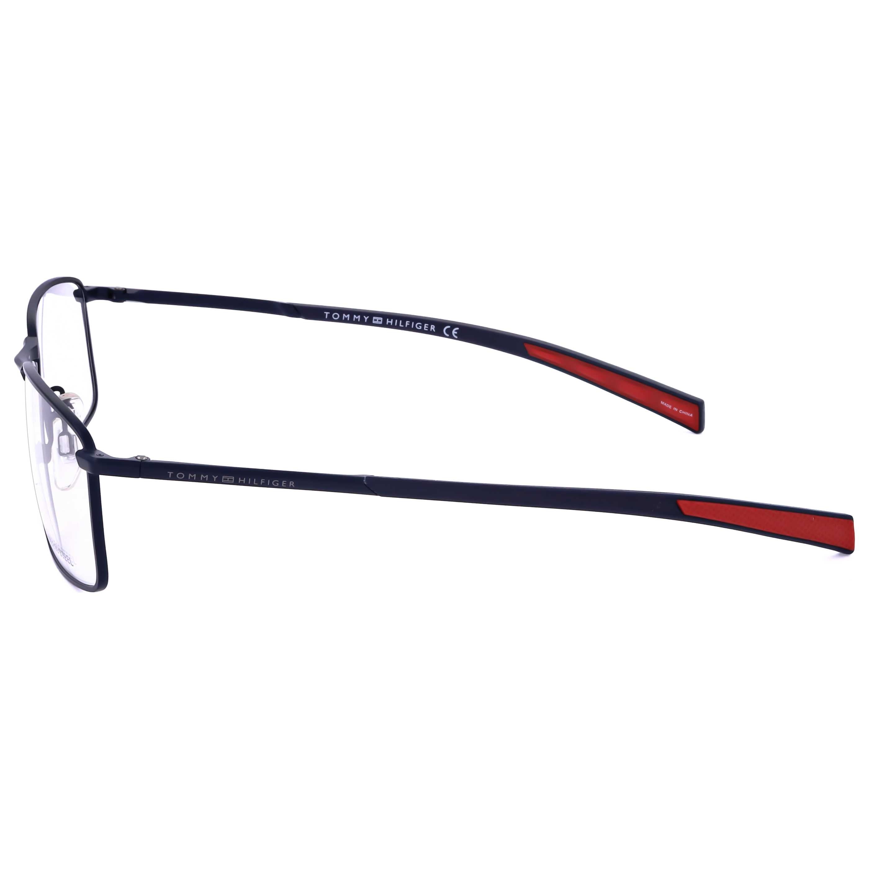 משקפי ראייה Tommy Hilfiger דגם Th1783 לגברים 57 מ״מ בצבע כחול מט