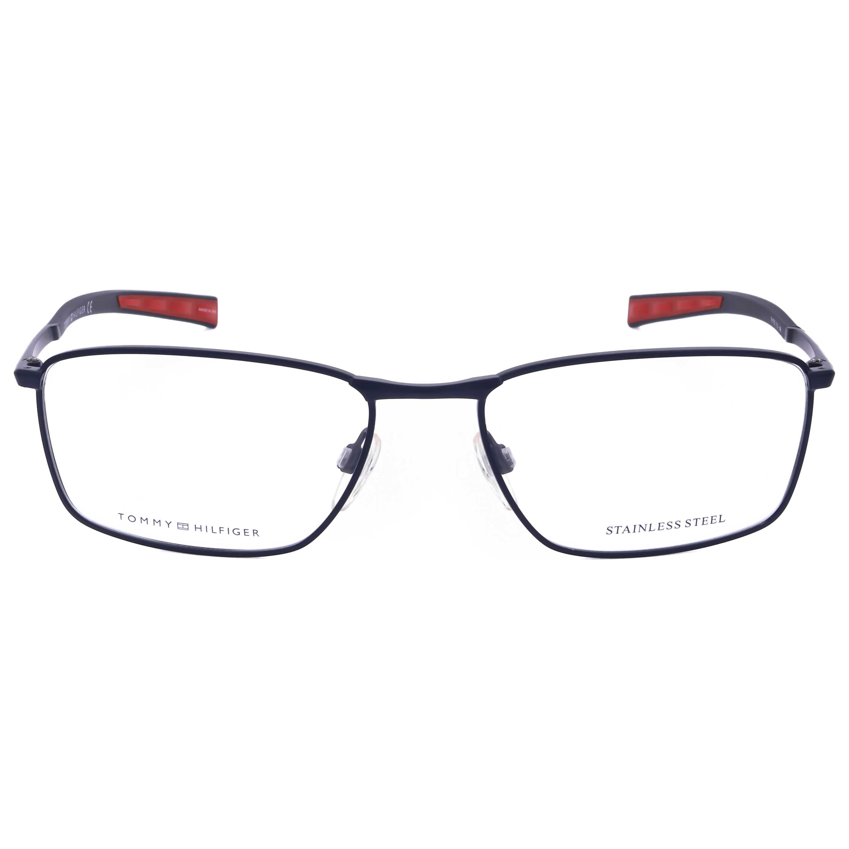 משקפי ראייה Tommy Hilfiger דגם Th1783 לגברים 57 מ״מ בצבע כחול מט