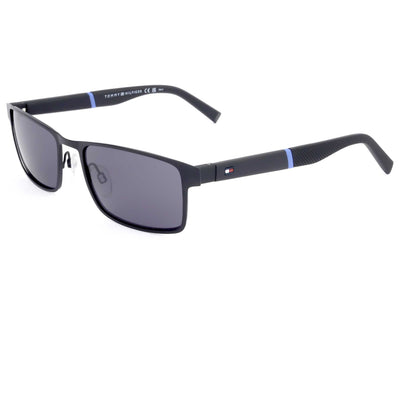 משקפי שמש Tommy Hilfiger לגברים 55 מ״מ בצבע מט שחור