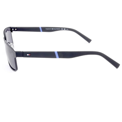 משקפי שמש Tommy Hilfiger לגברים 55 מ״מ בצבע מט שחור