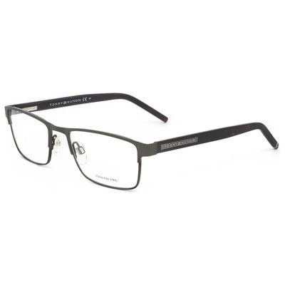 משקפי ראייה Tommy Hilfiger דגם Th1944 לגברים 53 מ״מ בצבע מט רותניום שחור