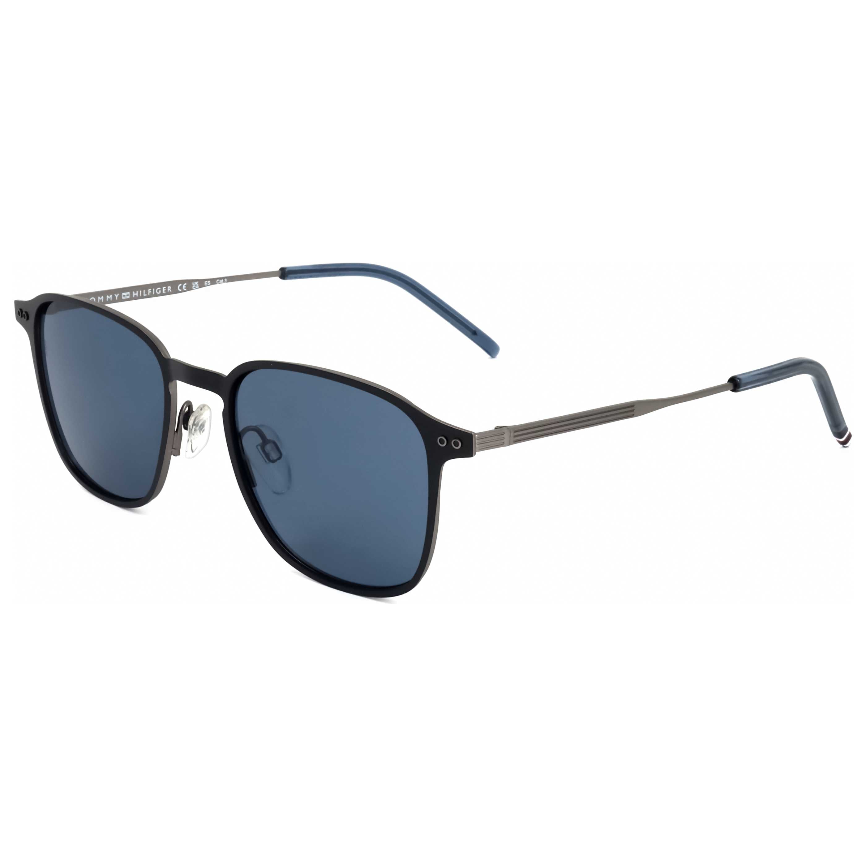 משקפי שמש Tommy Hilfiger דגם Th1972 לגברים 52 מ״מ בצבע שחור מט רותניום כהה