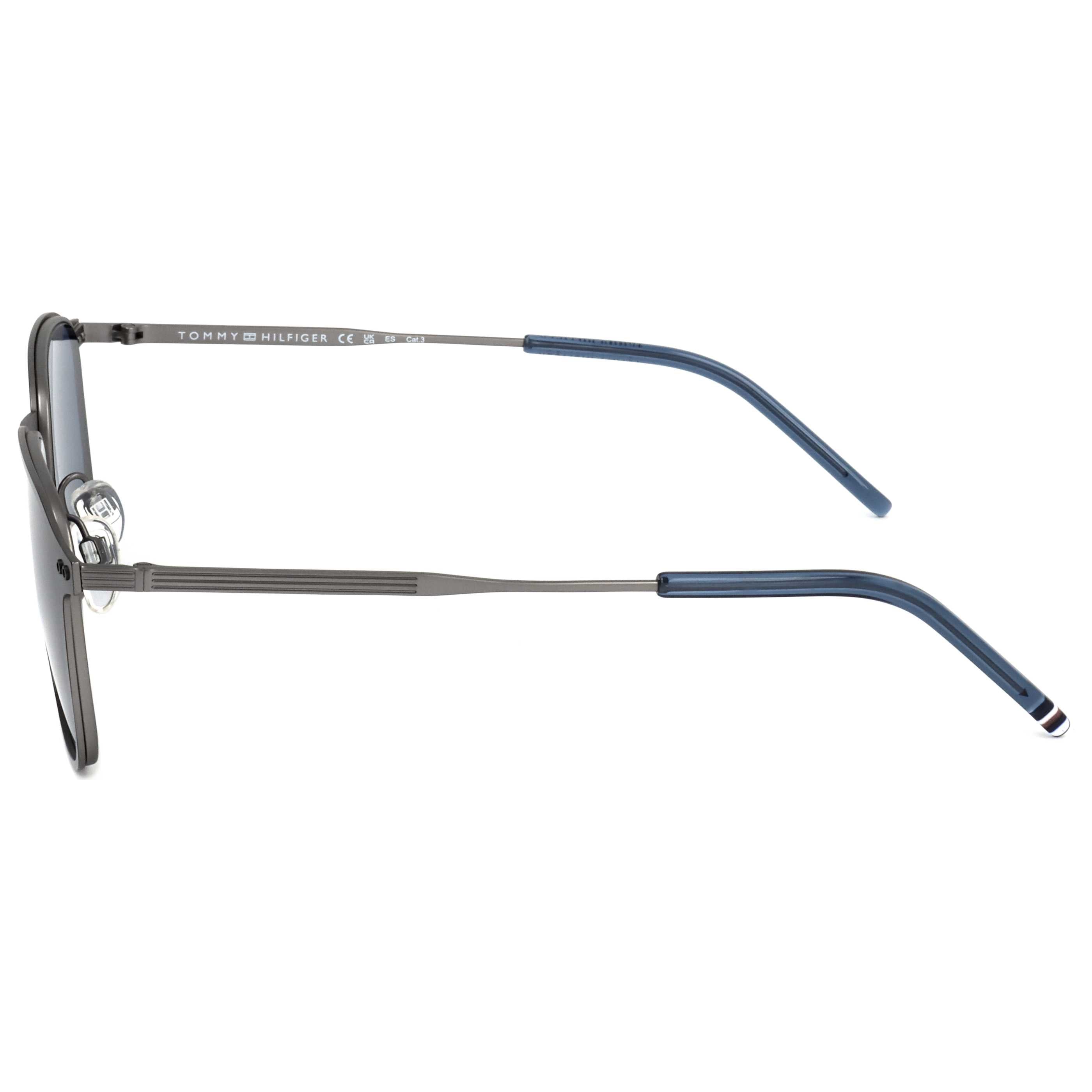 משקפי שמש Tommy Hilfiger דגם Th1972 לגברים 52 מ״מ בצבע שחור מט רותניום כהה